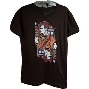 Teefury Gallery 11 Doctor Who Tarnis Jack Card Limited Graphic Brown T-Shirt 3XL